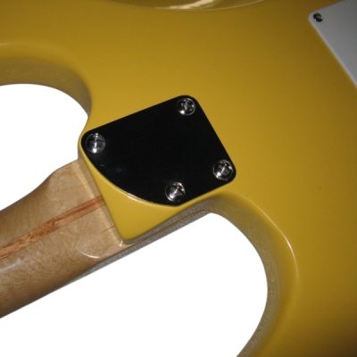 Custom Regent Dave Monaco Yellow Tremolo Electric Guitar - Image 4
