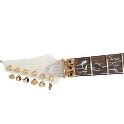 Custom Axis JEM7V Steve Vai White 6 String Electric Guitar - Image 6