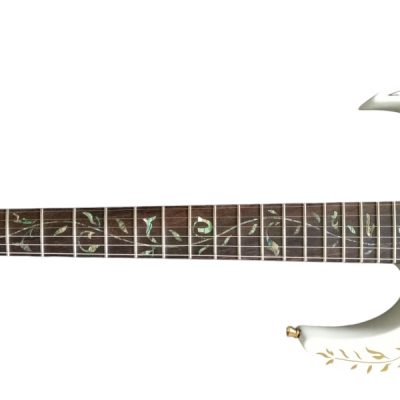 Custom Axis JEM7V Steve Vai White 6 String Electric Guitar - Image 5