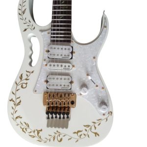 Custom Axis JEM7V Steve Vai White 6 String Electric Guitar