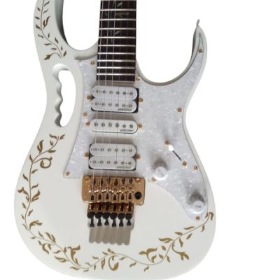 Custom Axis JEM7V Steve Vai White 6 String Electric Guitar