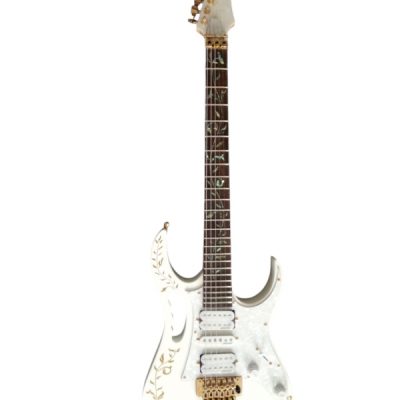 Custom Axis JEM7V Steve Vai White 6 String Electric Guitar - Image 3