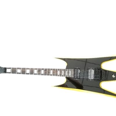 Custom Norturne Beast Warlock Black Yellow Bevel Electric Guitar - Image 11