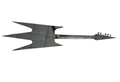 Custom Norturne Beast Warlock Black Yellow Bevel Electric Guitar - Image 4
