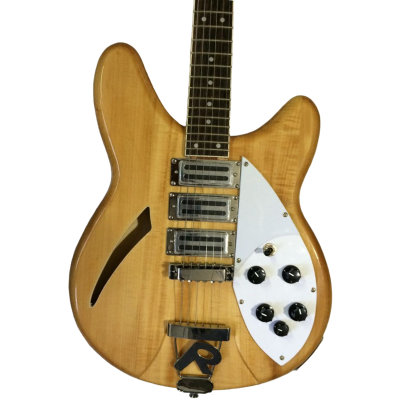 Custom Nova Slash Soundhole Mapleglo 370 John Lennon 6 12 String Guitar