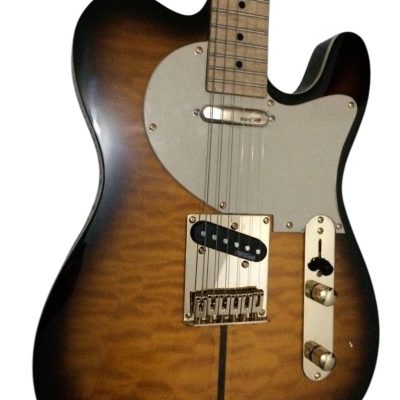 Custom Regent Haggard Merle Tuff Dog Black Burst Sunburst 7.25 Inch Radius Neck Electric Guitar