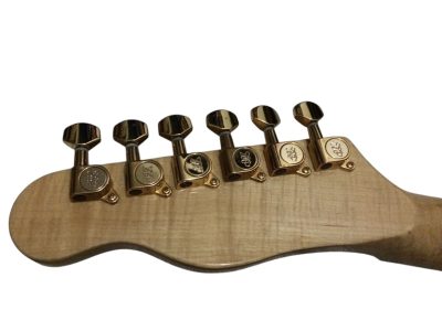 Custom Regent Haggard Merle Tuff Dog Black Burst Sunburst 7.25 Inch Radius Neck Electric Guitar - Image 4