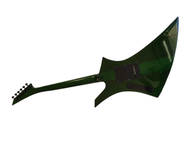Custom Race KE2 Transparent Green Kelly Tree Of Life Inlay Guitar Floyd Rose Tremolo - Image 5