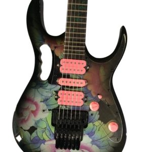 Custom Axis JEM77FP Steve Floral Electric Guitar