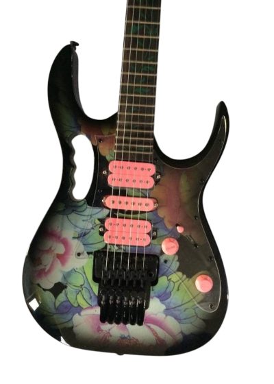 Custom Axis JEM77FP Steve Lotus Floral Electric Guitar