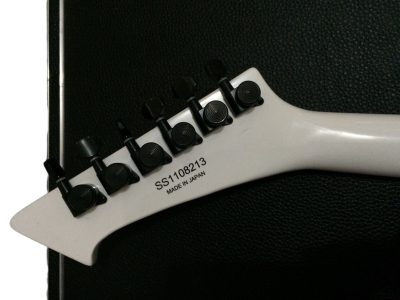 Custom Obsidian James Snakebyte White Electric Guitar - Image 5