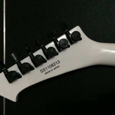Custom Obsidian James Snakebyte White Electric Guitar - Image 5