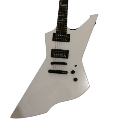 Custom Obsidian James Snakebyte White Electric Guitar