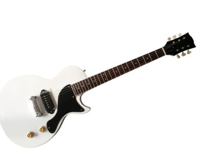 Custom Crown Joe Armstrong P90 Pickups White Junior Electric Guitar - Image 8