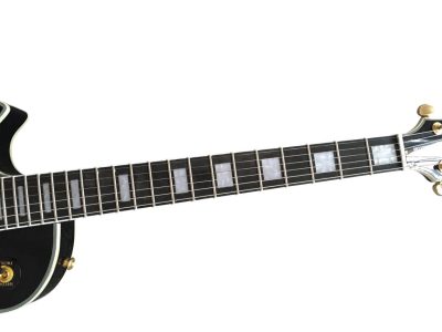 Custom Crown Peter Frampton Black Beauty Electric Guitar 3 Pickups - Image 4