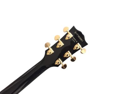 Custom Crown Peter Frampton Black Beauty Electric Guitar 3 Pickups - Image 3