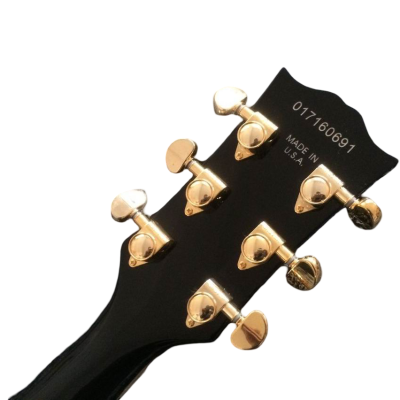 Custom Crown Black Pinkburst Solid Curly Maple Top Electric Guitar - Image 2