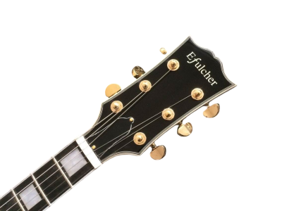 Custom Crown Black Pinkburst Solid Curly Maple Top Electric Guitar - Image 6
