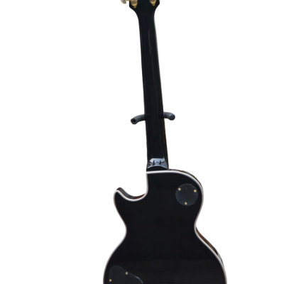 Custom Crown Black Pinkburst Solid Curly Maple Top Electric Guitar - Image 8