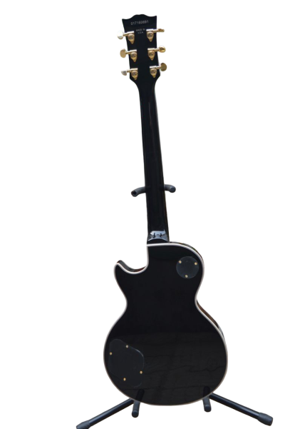 Custom Crown Black Pinkburst Solid Curly Maple Top Electric Guitar - Image 8