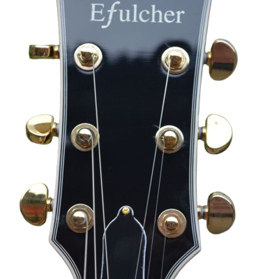 Custom Crown Black Pinkburst Solid Curly Maple Top Electric Guitar - Image 9