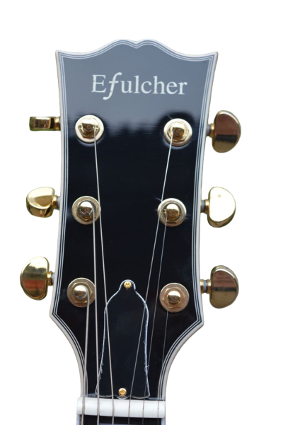 Custom Crown Black Pinkburst Solid Curly Maple Top Electric Guitar - Image 9