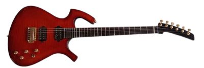 Custom Meridian Cherry Fly Mojo Electric Guitar - Image 5