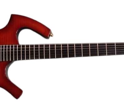 Custom Meridian Cherry Fly Mojo Electric Guitar - Image 5