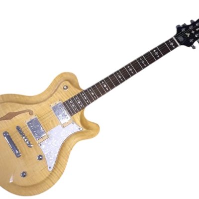 Custom Crown Tennessee Fhole Tiger Maple Top Electric Guitar - Image 8