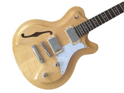 Custom Crown Tennessee Fhole Tiger Maple Top Electric Guitar