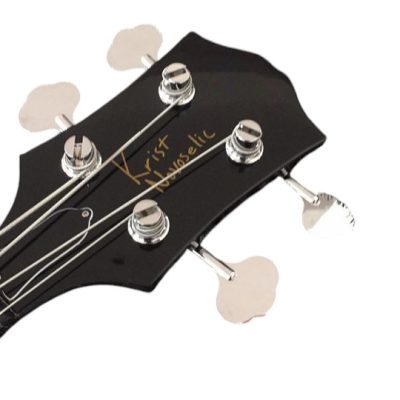 Custom Crown Krist Black Thunderbird 4 String Novoselic Bass - Image 5