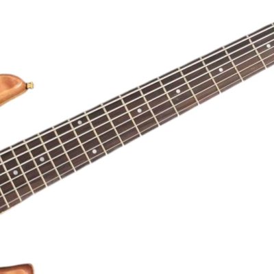 Custom Denver Elite BSR Natural Quilted Maple 6 String Bass - Image 5