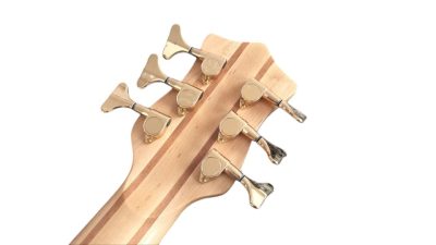 Custom Denver Elite BSR Natural Quilted Maple 6 String Bass - Image 6