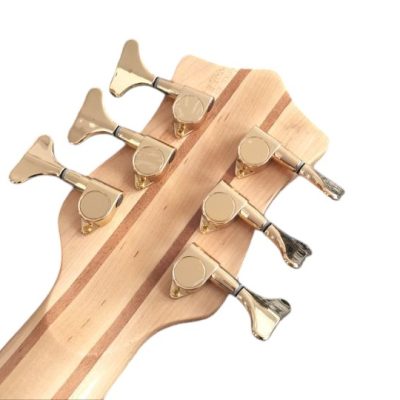 Custom Denver Elite BSR Natural Quilted Maple 6 String Bass - Image 6