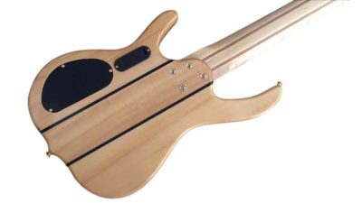 Custom Denver Elite BSR Natural Quilted Maple 6 String Bass - Image 7