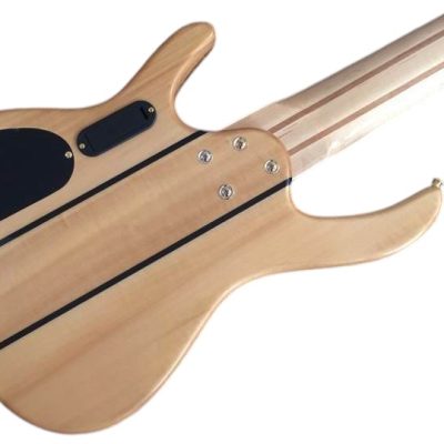 Custom Denver Elite BSR Natural Quilted Maple 6 String Bass - Image 7