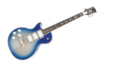 Custom Crown Ace Frehley Budokan Robot Blue Sparkle Sunburst Electric Guitar - Image 2