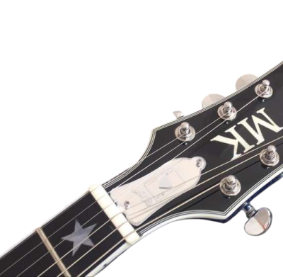 Custom Crown Ace Frehley Budokan Robot Blue Sparkle Sunburst Electric Guitar - Image 6