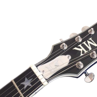 Custom Crown Ace Frehley Budokan Robot Blue Sparkle Sunburst Electric Guitar - Image 6