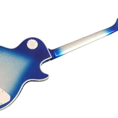 Custom Crown Ace Frehley Budokan Robot Blue Sparkle Sunburst Electric Guitar - Image 10