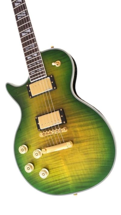 Custom Crown Supreme Appleseed Burst Flame Maple Top Guitar