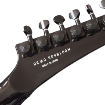 Custom Obsidian Kirk Hammett Ouija Black Good Bye Electric Guitar Black Neck - Image 5