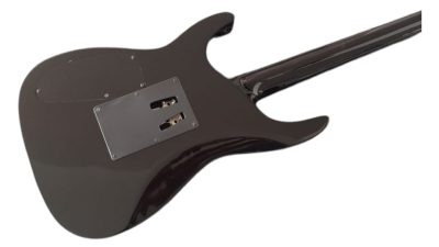Custom Obsidian Kirk Hammett Ouija Black Good Bye Electric Guitar Black Neck - Image 4
