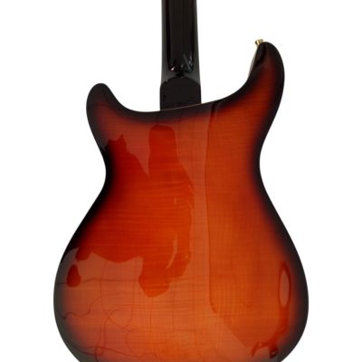 Custom Monarch SE Hollowbody II Piezo Fhole Amber Burst Guitar - Image 3