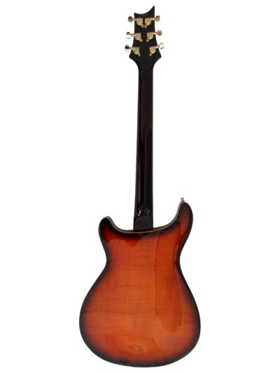 Custom Monarch SE Hollowbody II Piezo Fhole Amber Burst Guitar - Image 4