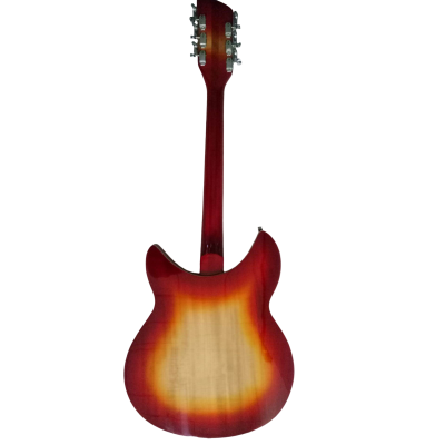 Custom Nova Sunburst Cherry Fireglo 360 12C63 PT 12 String Guitar - Image 4