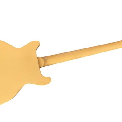 Custom Crown Junior Double Cutaway TV Aged Yellow P90 Pickup Wraparound Tailpiece Guitar - Image 3