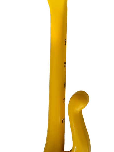 Custom Ember Prince Cloud Yellow Electric Guitar - Image 4