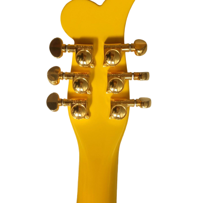 Custom Ember Prince Cloud Yellow Electric Guitar - Image 8