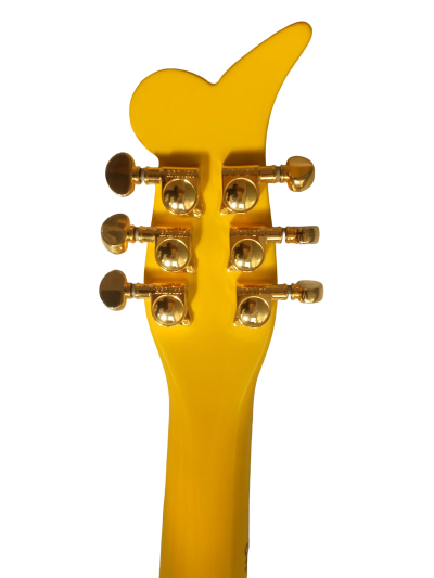 Custom Ember Prince Cloud Yellow Electric Guitar - Image 8